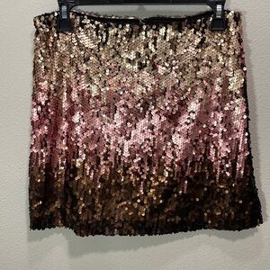 5 for $25 Minkpink all over sequin skirt ombré mini‎